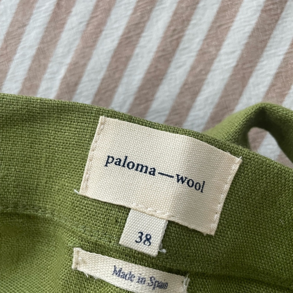 Paloma Wool Green Jupo Midi Skirt Anthropologie - Picture 3 of 4